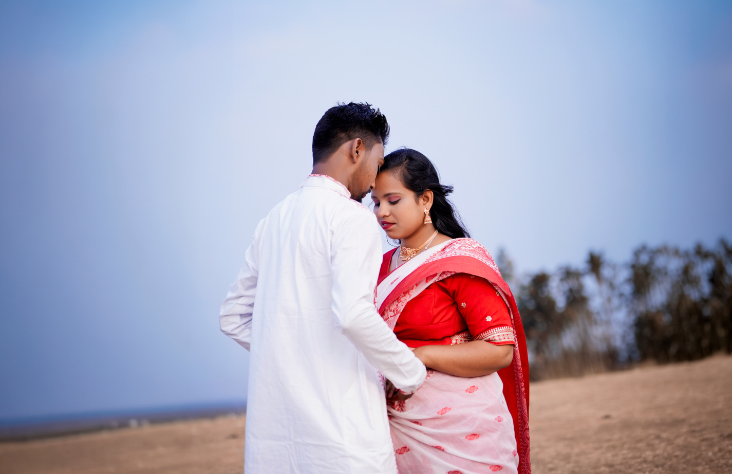 Couple outdoor portrait
